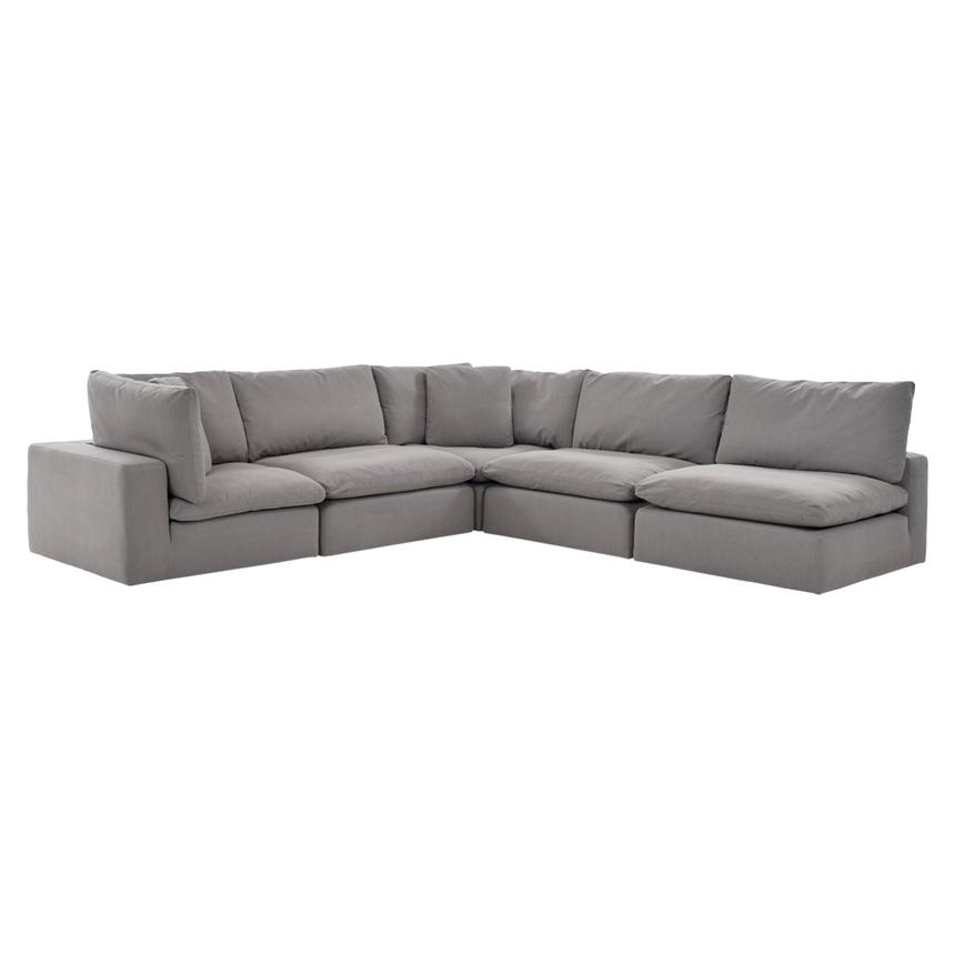 Nube II Gray Sectional Sofa  main image, 1 of 10 images.