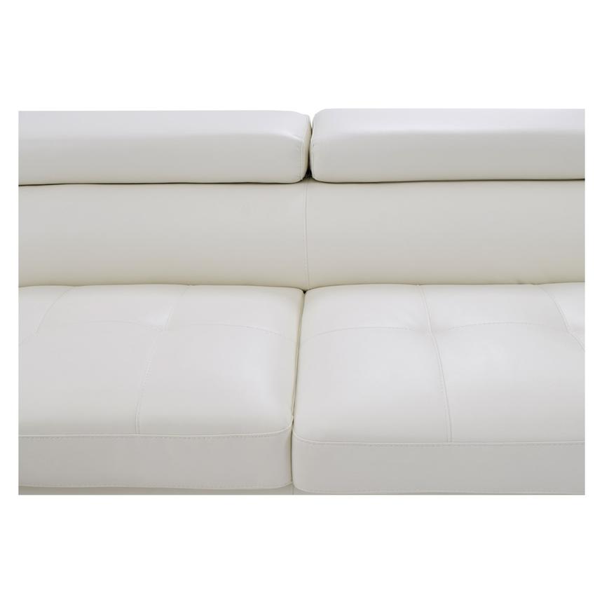 Tahoe White Corner Sofa w/Left Chaise  alternate image, 6 of 9 images.