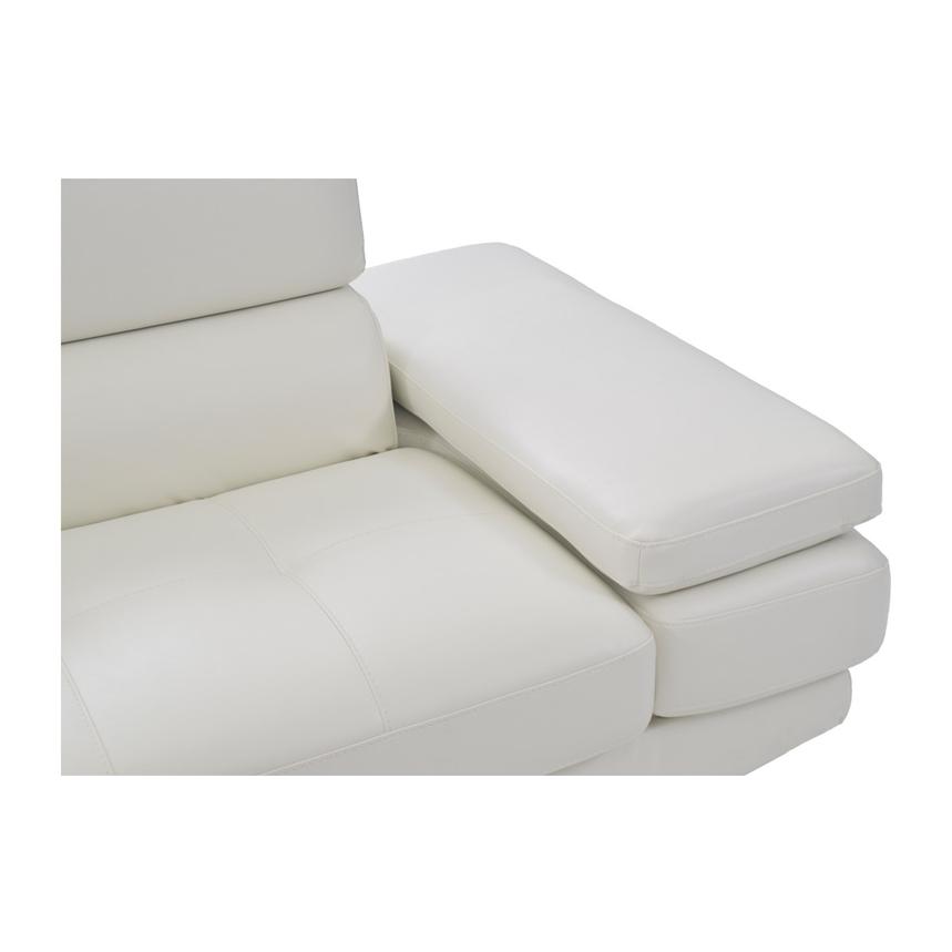 Tahoe White Corner Sofa w/Left Chaise  alternate image, 7 of 9 images.