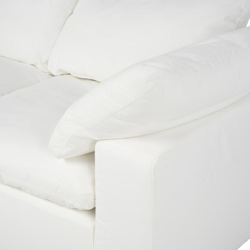 Nube White Corner Sofa with 5PCS/3 Armless Chairs  alternate image, 6 of 10 images.