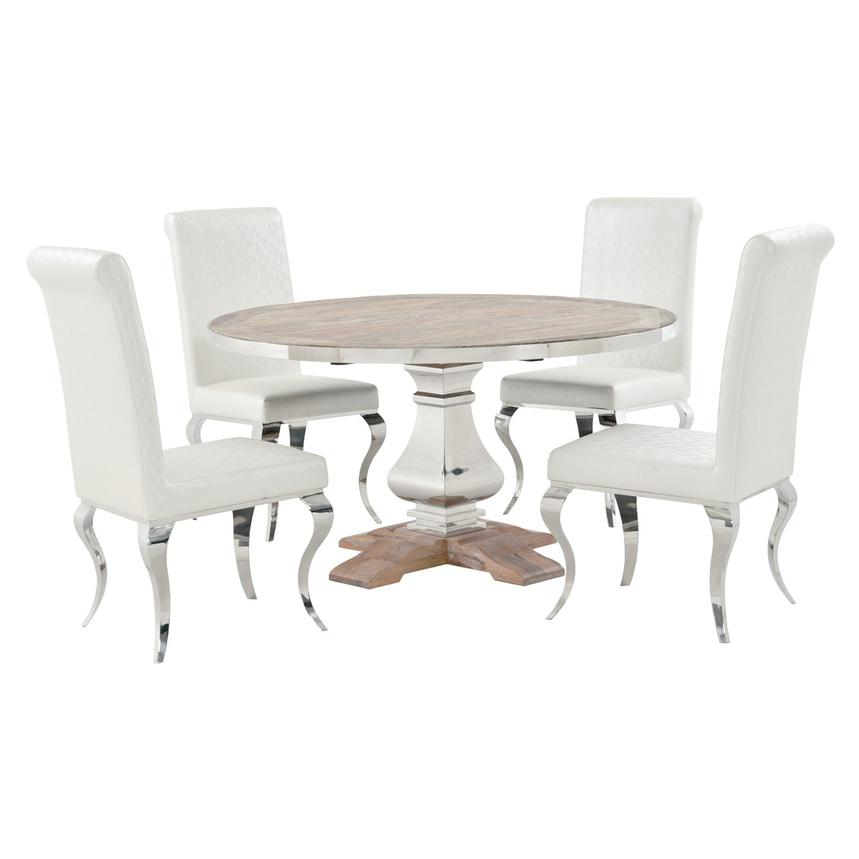 Wilma/Lizbon 5-Piece Dining Set  main image, 1 of 12 images.