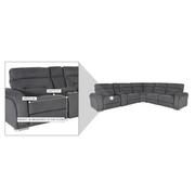 Kim Gray Power Reclining Sectional with 6PCS/3PWR  alternate image, 7 of 7 images.