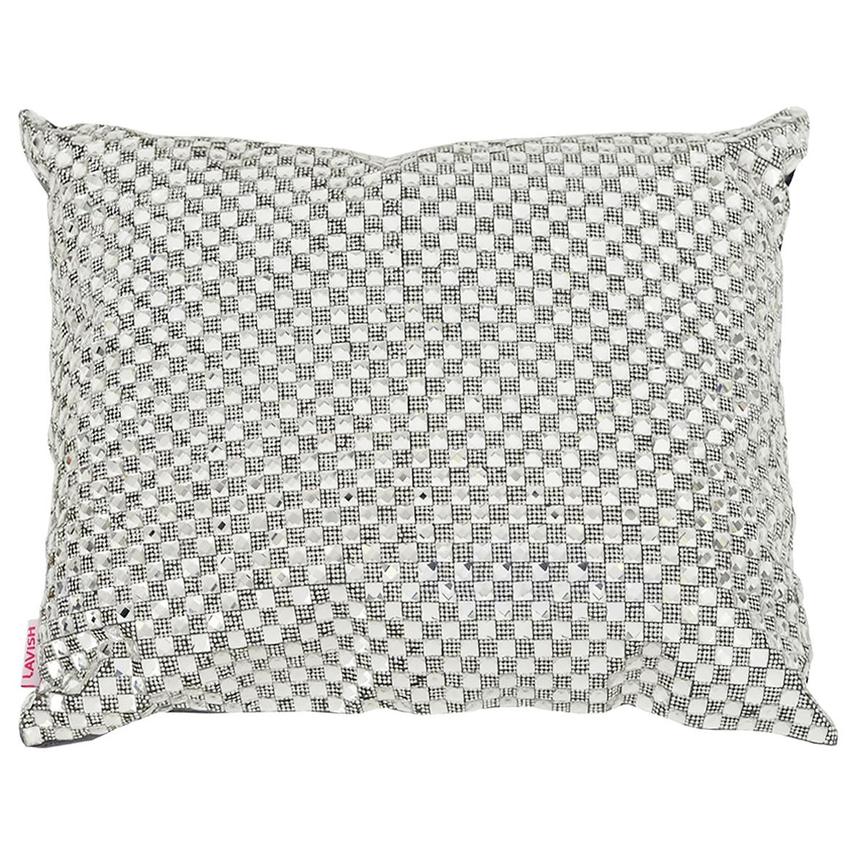 Dolce Silver Accent Pillow  main image, 1 of 3 images.