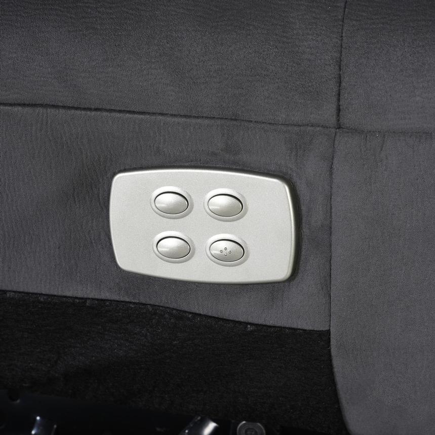 Kim Gray Power Reclining Sofa w/Console  alternate image, 7 of 7 images.