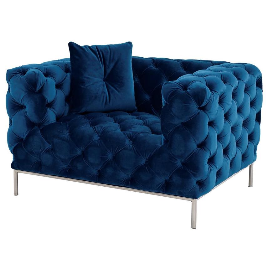 Crandon Blue Chair & Half  main image, 1 of 9 images.