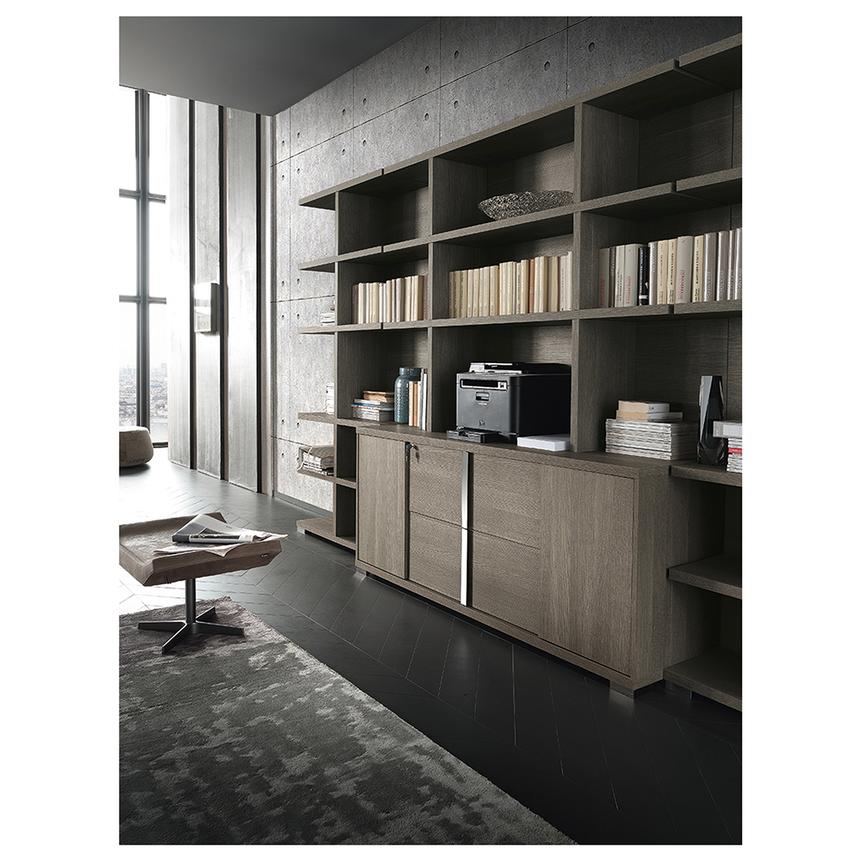 Tivo Gray Credenza w/Hutch alternate image, 2 of 11 images.