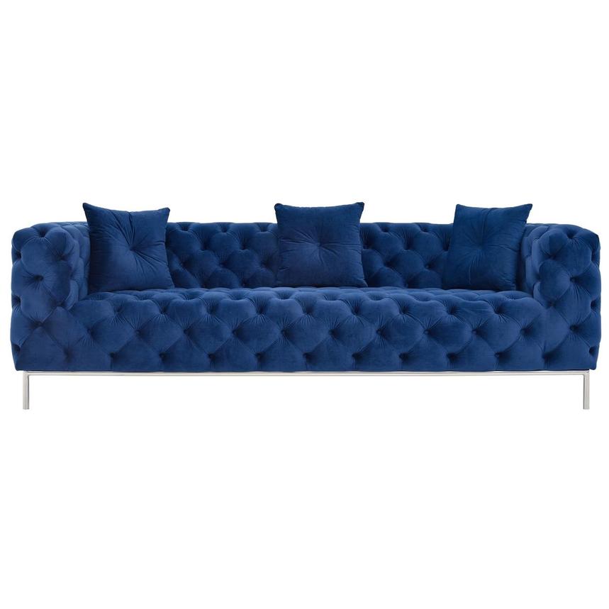 Crandon Blue Sofa  alternate image, 4 of 8 images.