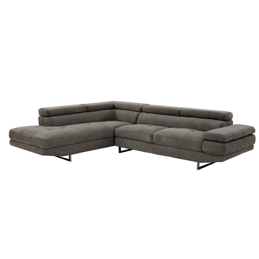Tahoe Gray Corner Sofa w/Left Chaise  main image, 1 of 7 images.