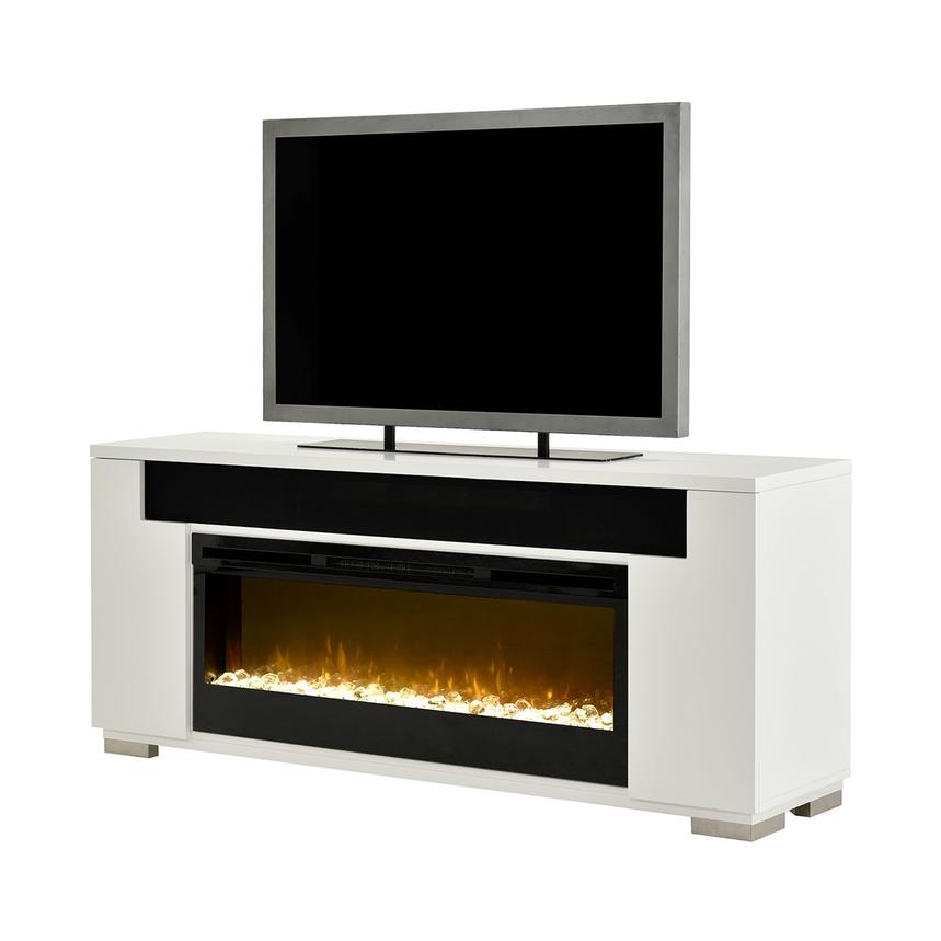 Mile White Electric Fireplace  main image, 1 of 15 images.