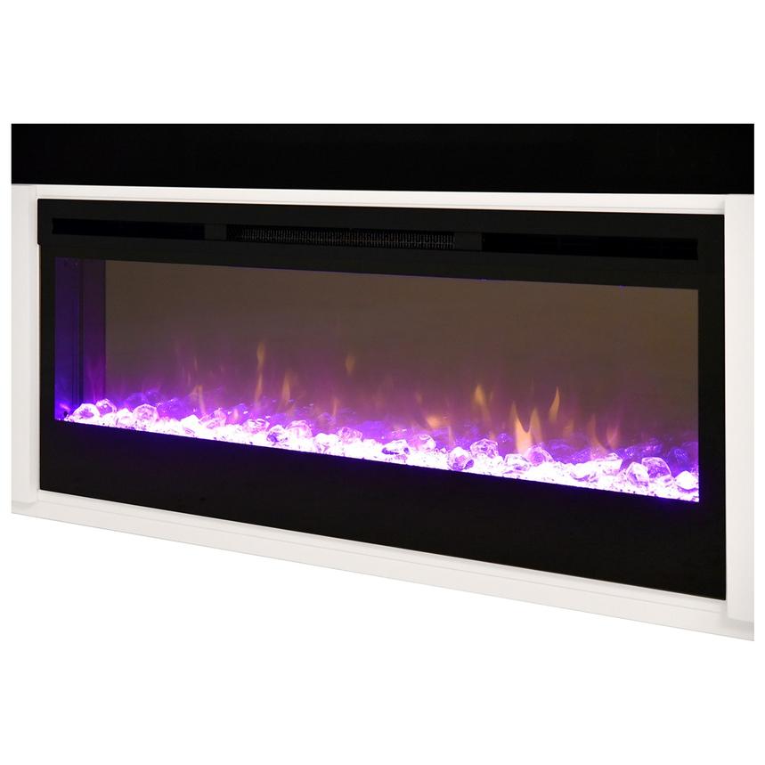 Mile White Electric Fireplace  alternate image, 10 of 12 images.