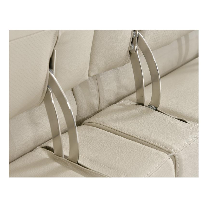 Anabel Cream Leather Power Reclining Loveseat  alternate image, 10 of 14 images.