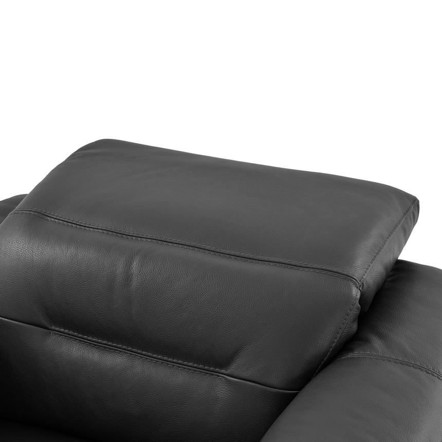 Anabel Gray Leather Power Recliner  alternate image, 7 of 10 images.