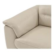 Anabel Cream Leather Power Reclining Sofa  alternate image, 7 of 14 images.