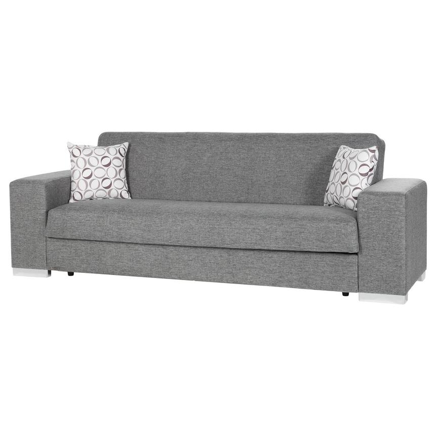 Kobe Gray Futon Sofa  main image, 1 of 6 images.