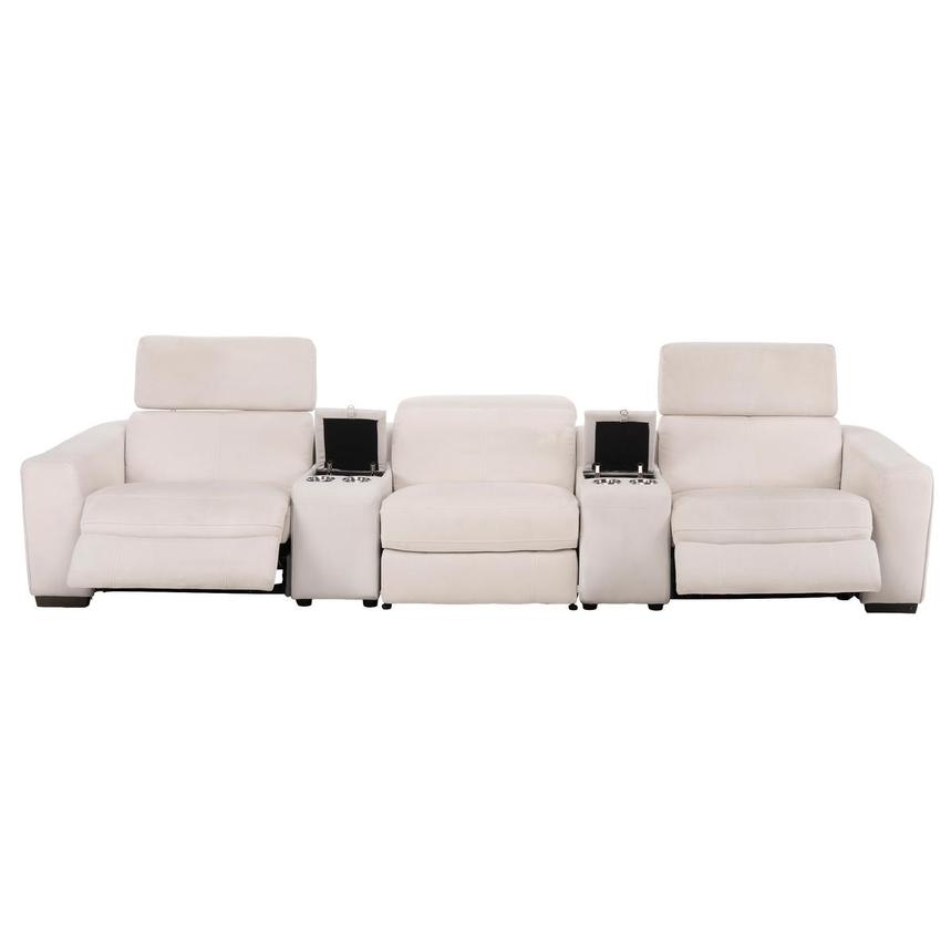 Jameson Cream Home Theater Seating with 5PCS/2PWR  alternate image, 2 of 9 images.