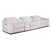 Jameson Cream Home Theater Seating with 5PCS/2PWR  alternate image, 3 of 9 images.