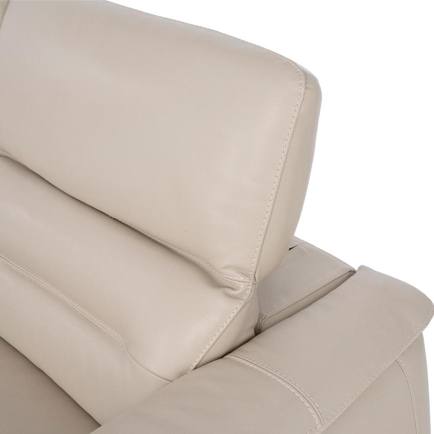 Anabel Cream Leather Power Reclining Sectional with 6PCS/3PWR  alternate image, 7 of 12 images.