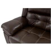 Stallion Brown Leather Power Reclining Sectional with 6PCS/3PWR  alternate image, 9 of 12 images.