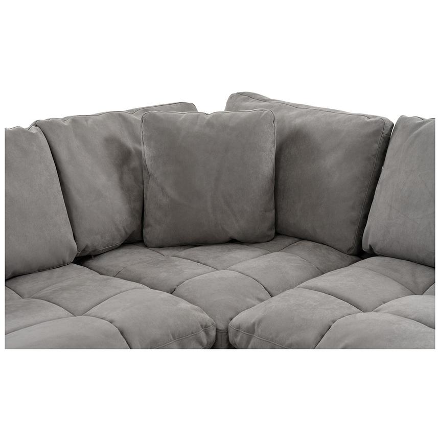 Francine Gray Sectional Sofa El Dorado Furniture