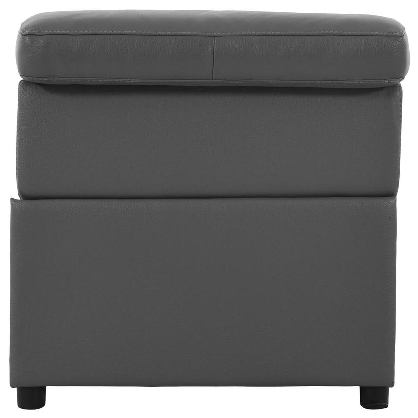 Charlie Gray Armless Power Recliner  alternate image, 4 of 5 images.