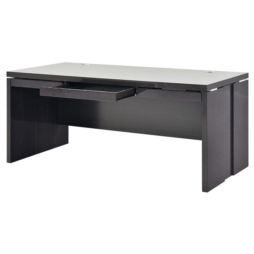 Valery w/Keyboard Tray Executive Desk  alternate image, 2 of 6 images.