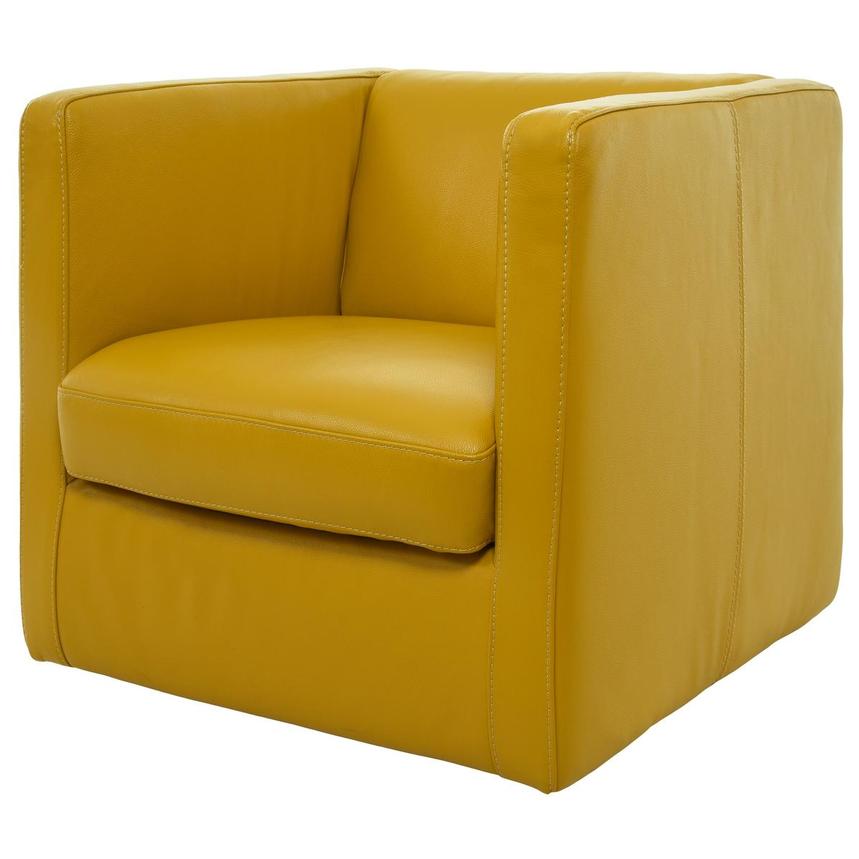 Cute Yellow Accent Chair  main image, 1 of 9 images.