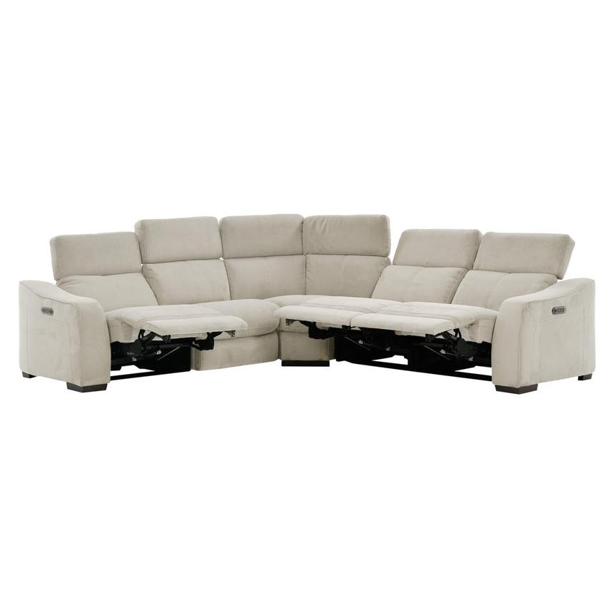 Jameson Cream Power Reclining Sectional with 5PCS/3PWR  alternate image, 2 of 10 images.