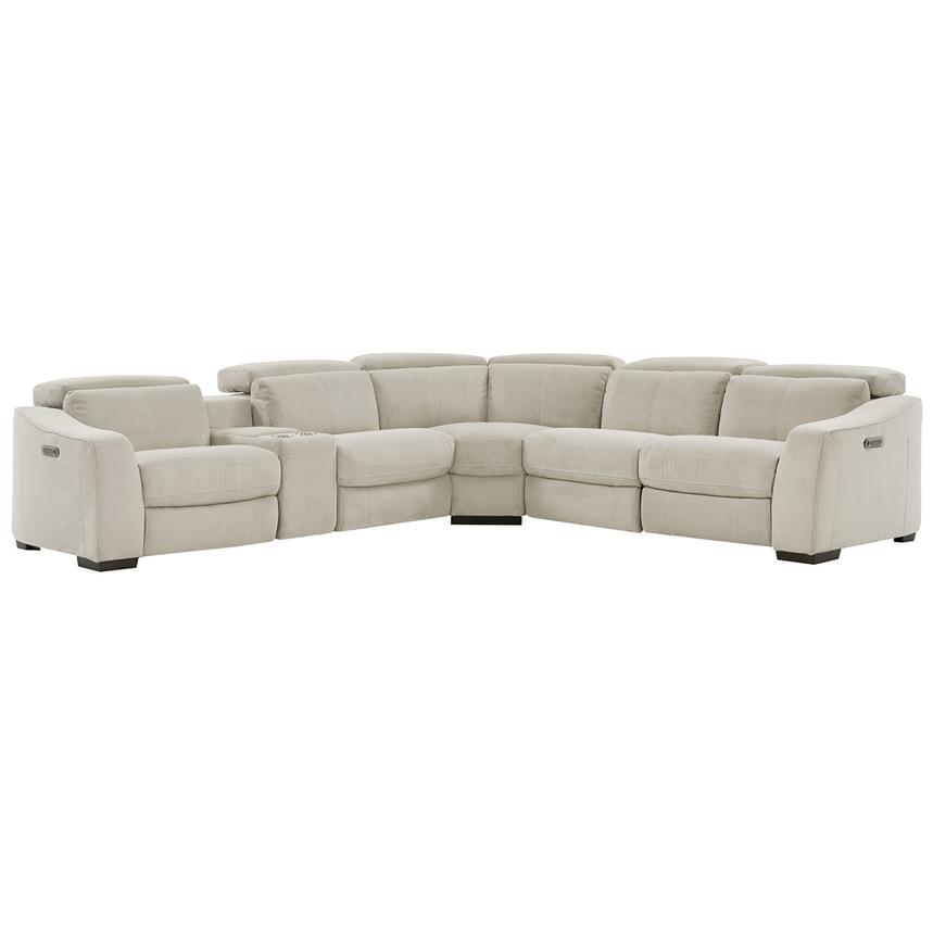 Jameson White Power Reclining Sectional  main image, 1 of 10 images.