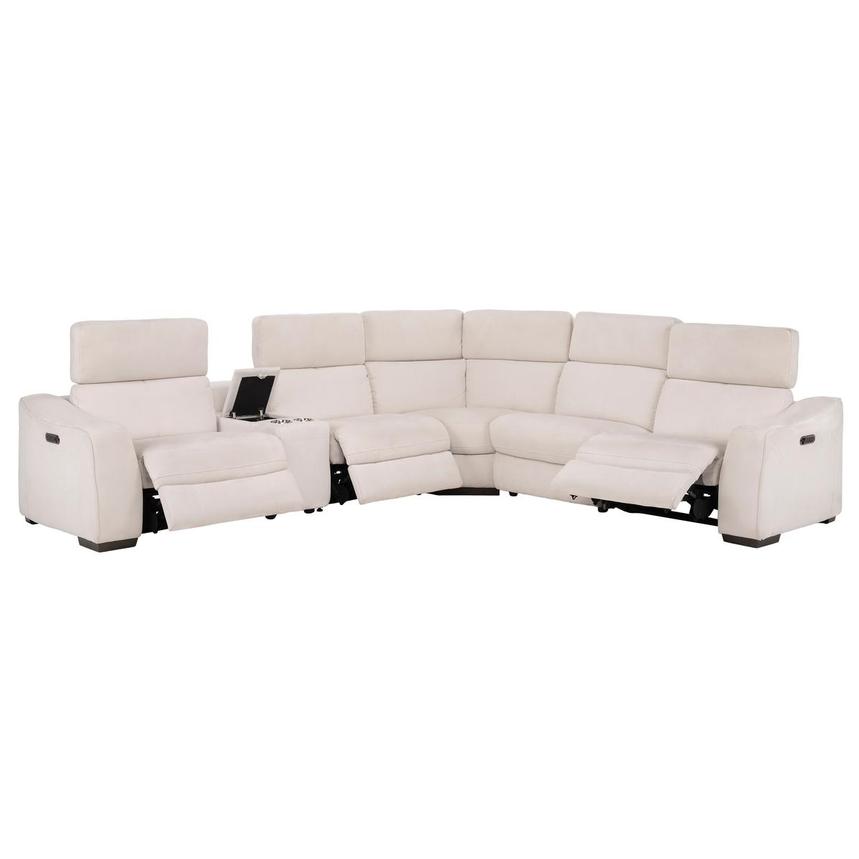 Jameson Cream Power Reclining Sectional with 6PCS/3PWR  alternate image, 2 of 10 images.