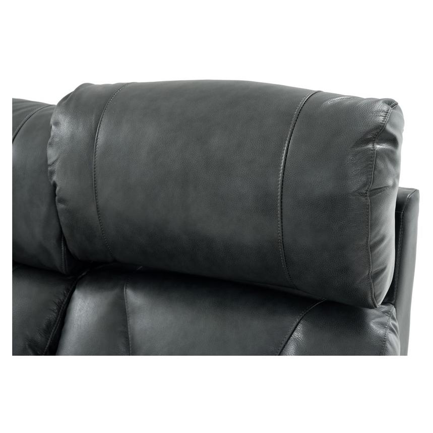 Gio Gray Leather Power Reclining Sofa  alternate image, 13 of 16 images.