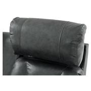 Gio Gray Leather Power Reclining Sofa w/Console  alternate image, 12 of 15 images.