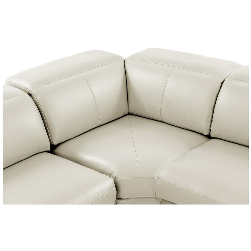 Toronto White Leather Power Reclining Sofa w/Right Chaise  alternate image, 4 of 11 images.