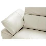 Toronto White Leather Power Reclining Sofa w/Right Chaise | El Dorado ...