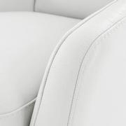 Puella White Leather Accent Chair  alternate image, 5 of 6 images.