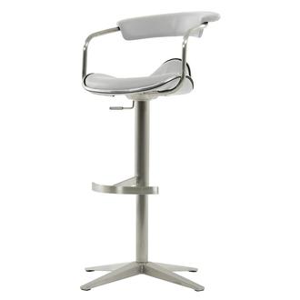 Primo White Adjustable Stool