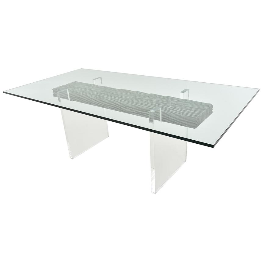 Miami Beach Gray Rectangular Dining Table  alternate image, 3 of 4 images.
