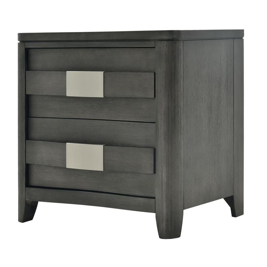 Contour Gray Nightstand  alternate image, 2 of 8 images.