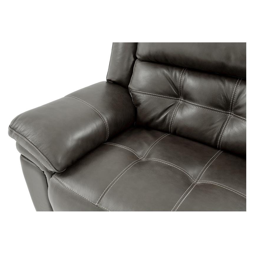 Stallion Gray Home Theater Leather Seating with 5PCS/2PWR  alternate image, 6 of 10 images.