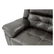 Stallion Gray Home Theater Leather Seating with 5PCS/2PWR  alternate image, 6 of 10 images.
