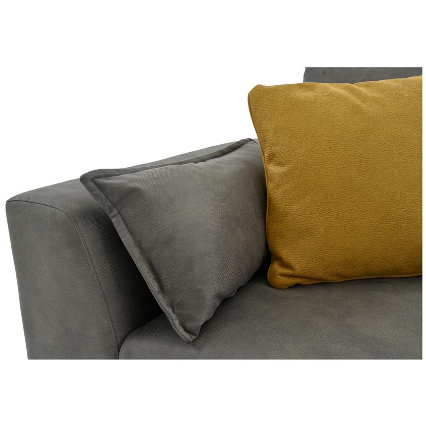 Grigio Gray Left Sofa  alternate image, 6 of 7 images.