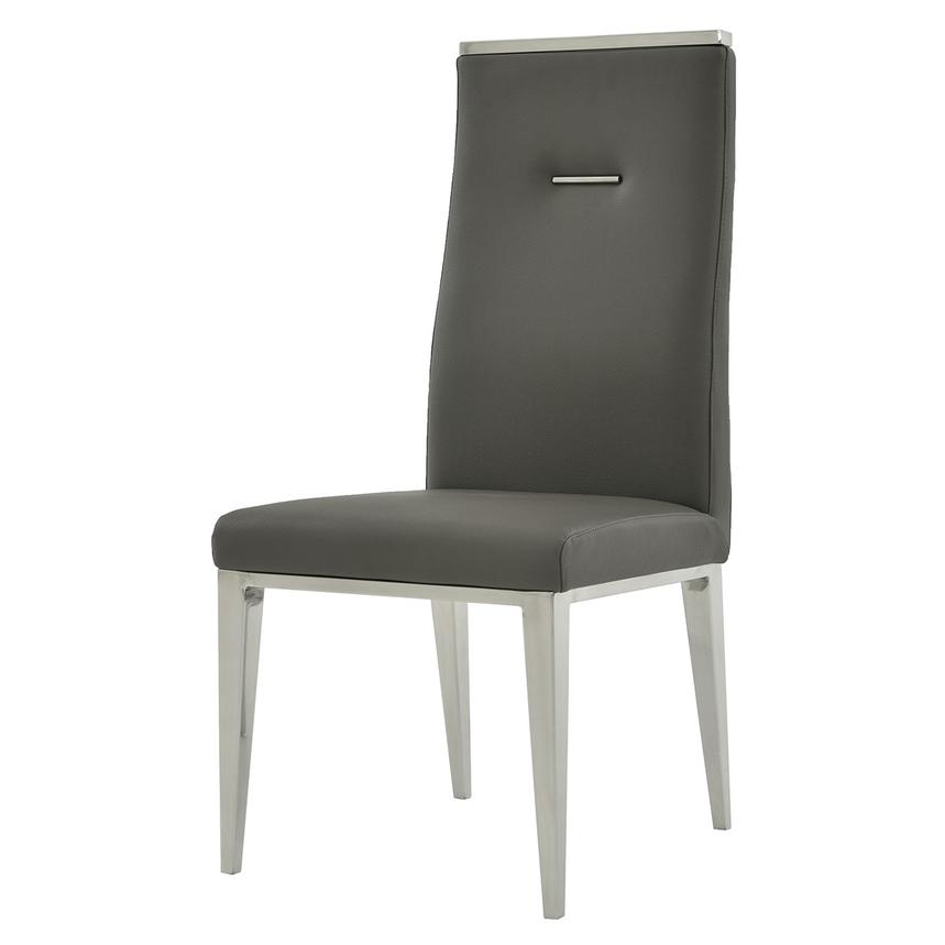 Hyde Dark Gray Side Chair  main image, 1 of 8 images.