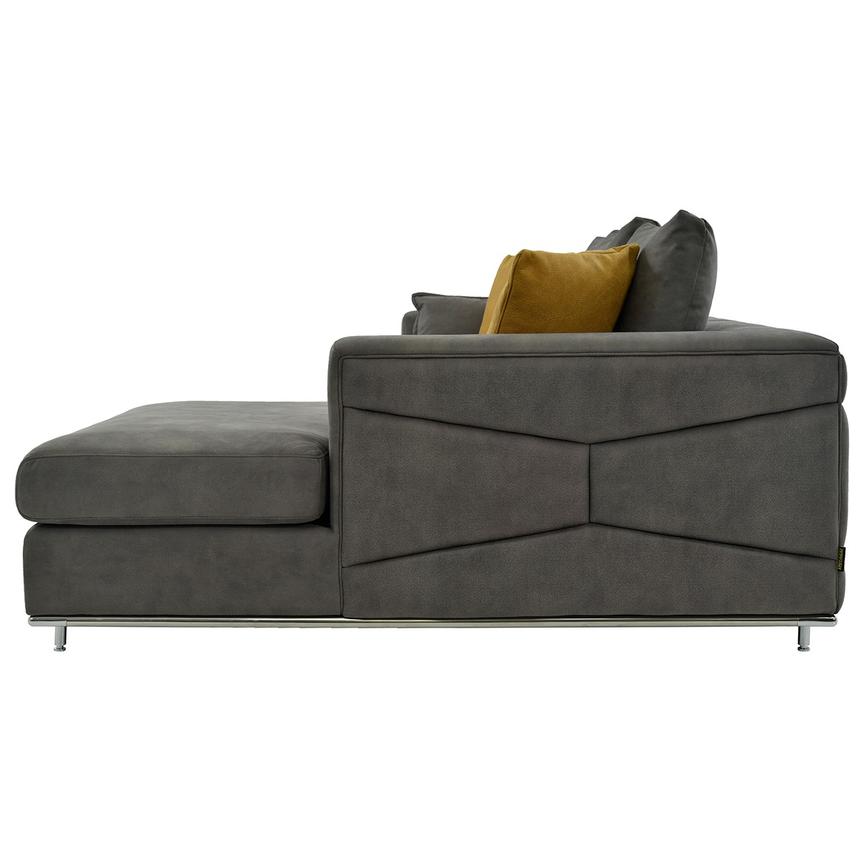 Grigio Gray 2PC Sectional Sofa w/Right Chaise  alternate image, 3 of 7 images.