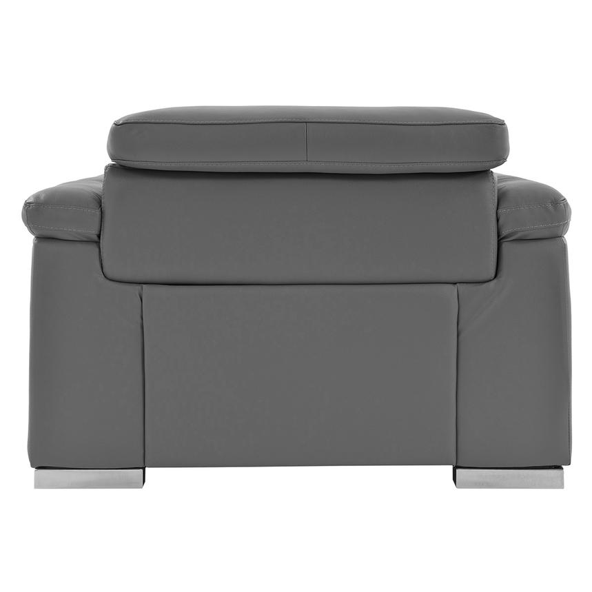 Charlie Gray Leather Power Recliner alternate image, 5 of 10 images.