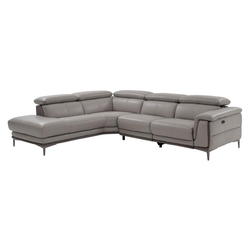 Richardson Leather Power Reclining Sofa w/Left Chaise  main image, 1 of 12 images.