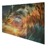 Onda II Set of 3 Acrylic Wall Art  alternate image, 3 of 4 images.