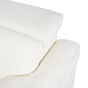 Charlie White Leather Power Reclining Sectional with 6PCS/3PWR  alternate image, 9 of 12 images.