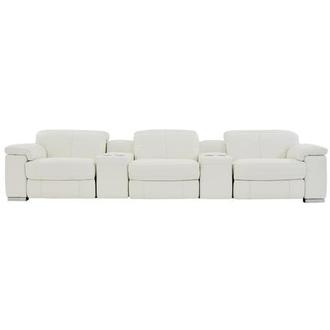 Charlie White Home Theater Leather Seating