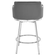 Dusty Gray Swivel Counter Stool  alternate image, 3 of 6 images.