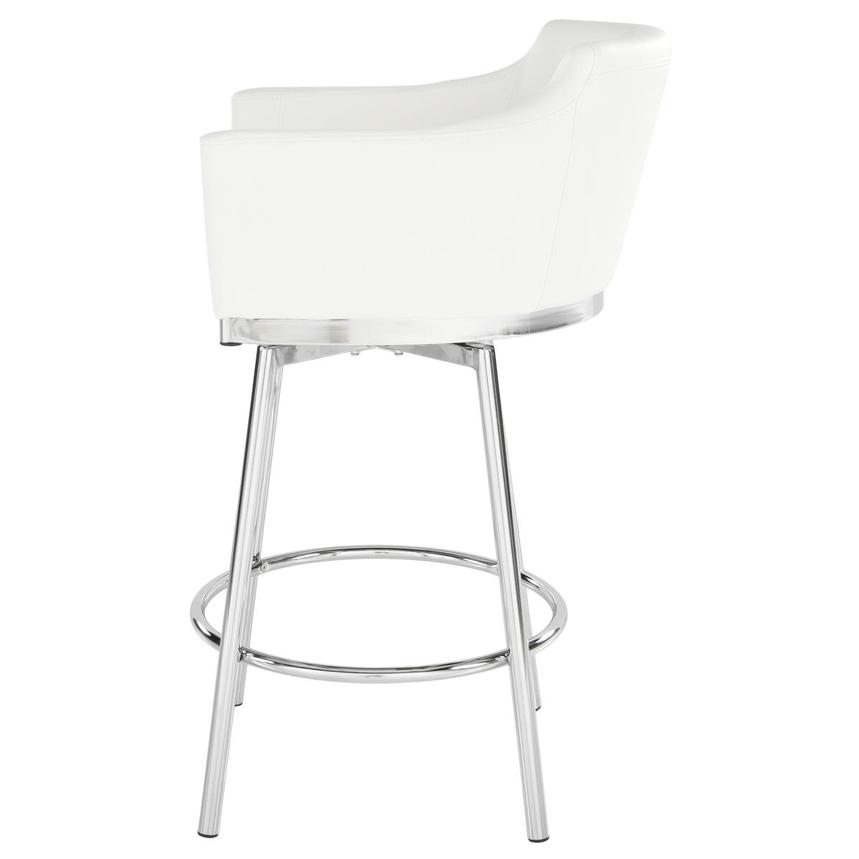 Dusty White Swivel Counter Stool El Dorado Furniture
