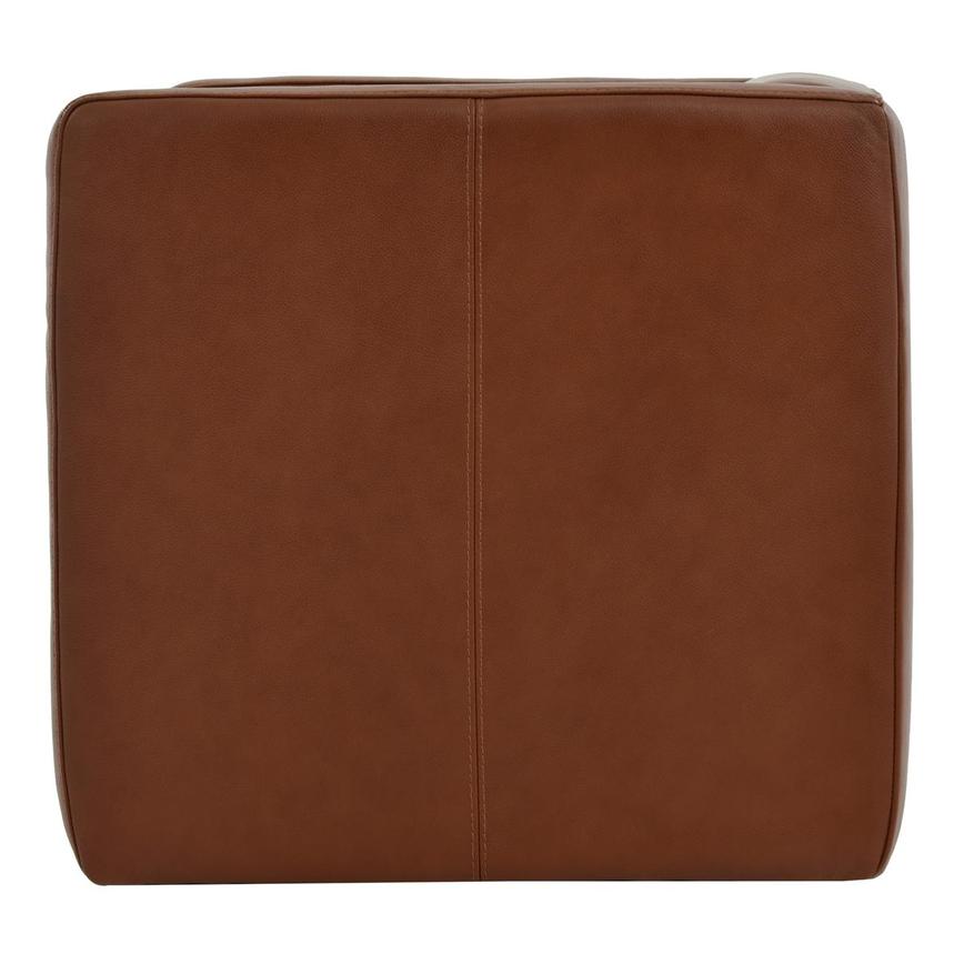 Cute Brown Leather Accent Chair  alternate image, 4 of 10 images.